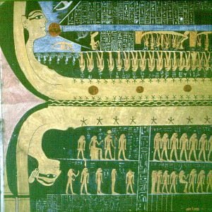 aegypten-highlights-ramses6-grabdecke 1979