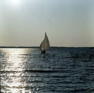 bolmensee-rückkehr am abend