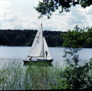 bolmensee-ausfahrt der Jungs