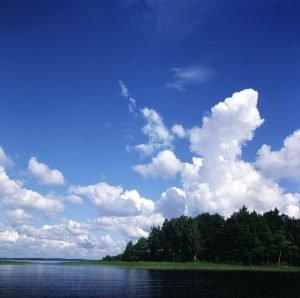 bolmensee-unsere insel-vom Boot aus