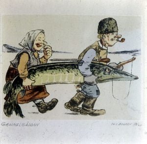 bolmensee-karikatur in unserem Haus