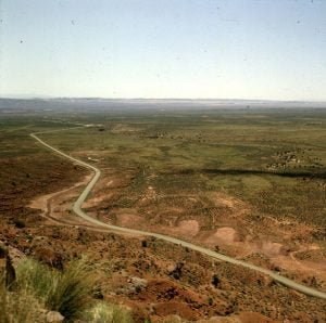 Badlands östl. Monument Valley 1986