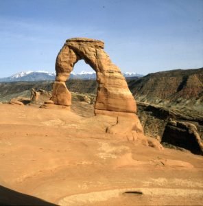 Delicate Arch mit Lars 1986