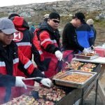 Grönland letztes Picknick im Freien 2007