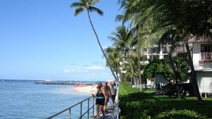 hawaii-Waikiki direkt am Meer 012