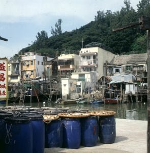 Hongkong-Newterritories Grenze 1997