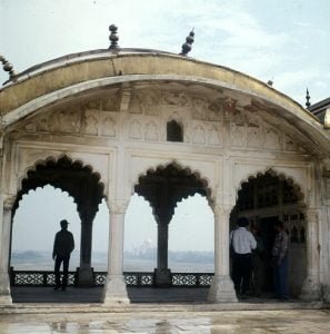 Indien-Agra Fort -Taj-Mahal-Blick 1999