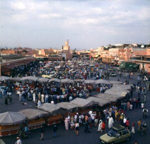 Marokko-Marrakesch-Place Djemna-elFna 1995