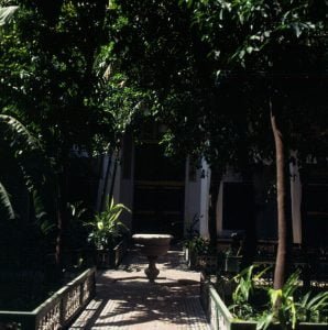 Marokko-Marrakesch-Bahiapalastgarten 1995