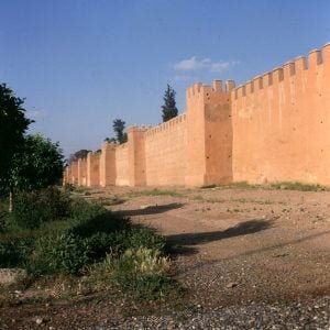 Marokko-Marrakesch Stadtmauer 1995