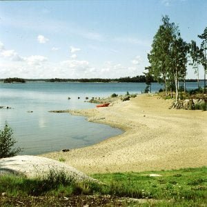 naevekvarn-Schweden sind in Urlaub