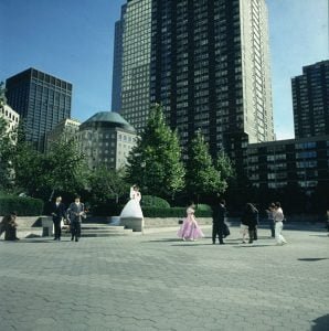 new-york-Braut vor North Cove Harbor 1994