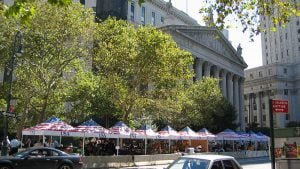 new-york-Event bei Cityhall 2003