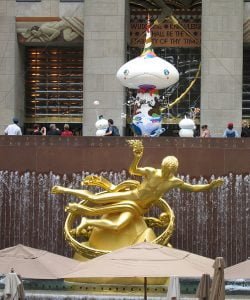 new-york-Prometheus im Rockefellercenter Hof
