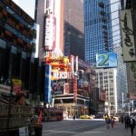 new-york-Timessquare mit neuen Farben 2003