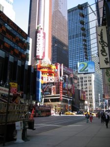 new-york-Timessquare mit neuen Farben 2003