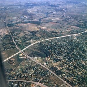 suedafrika Anflug auf Johannisburg 1980