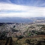 suedafrika-Panoramablick Kapstadt 1987