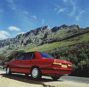 Suedafrika-Fahrt zum Tafelberg 1987