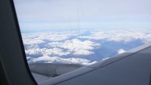 kotor-Heimflug Alpen
