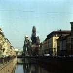 Leningrad-Blutkirche in Renovierung 1988