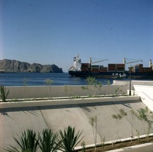 oman muscat hafeneinfahrt 1989