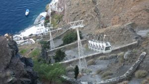 Santorin-Seilbahn