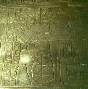 Luxortempel -Allerheiligstes Aalexander vor Amun