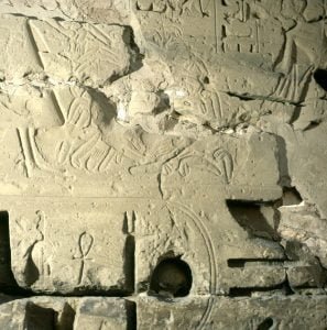 Totentempel-Medinet Habu abgehackte Penisse