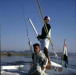 Ägypten Nilfahrt am Morgen