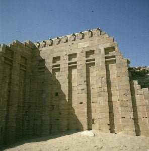 Gizeh-Sakkara-Djoser-Südgrab-Holzimitation