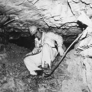 Südafrika Goldmine unter Tage 1980