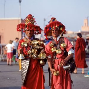 Marokko Marrakesch Wasserverkäufer 1995