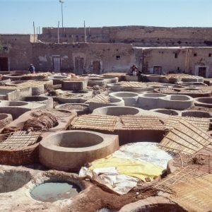Marokko Marrakesch Gerberei 1995