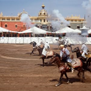 Marokko Marrakesch Reiterspiele 1995